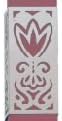 Yair Emanuel Mezuzah Case Burgundy 12cm