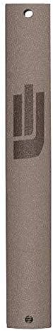 Modern Shin Aluminum Mezuzah Case for 5 Inch Scroll