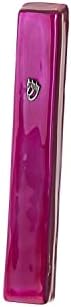 Judaica Mezuzah Case 4 Inch Pink