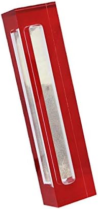 Lavish Lucites Lucite Mezuzah Case Red 12cm Scrolls