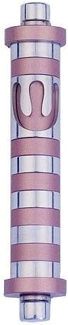 Agayof Stripes Metallic Mezuzah Pink Small