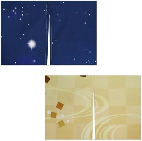 Noren Doorway Curtain with Cosmos Design