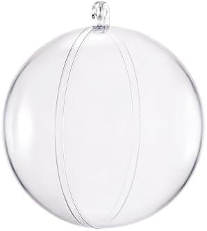 Uxcell 24pcs Clear Plastic Ornaments Balls