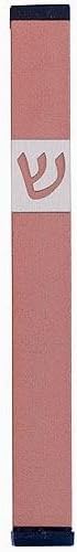Agayof Large Mezuzah with Shin Pink 06x6