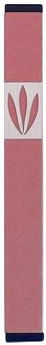 Baltinester Agayof Traditional Leaf Mezuzah Pink