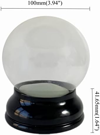 Clear DIY Snow Globe Kit with Resin Base - 39 Inch Diameter