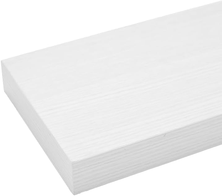 Modern Wooden Floating Wall Shelves Set of 2