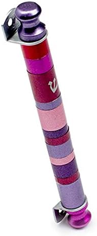YourHolyLandStore Aluminum Modern Mezuzah Case Made in Israel