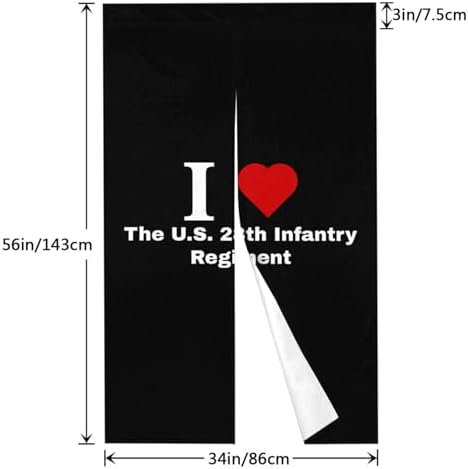 MULIHU 28th Infantry Blackout Curtains 34x56in Doorway Panel