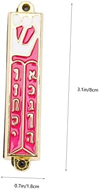 Happyyami Retro Metal Mezuzah Door Decor