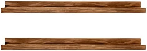 AZSKY Rustic Floating Shelves Set of 2 for Wall Display