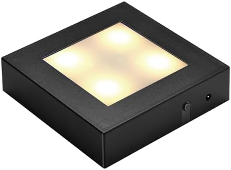 LED Lighted Square Display Stand for Decor and Crystals