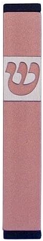 Baltinester Agayof Sharp Mezuzah with Curved Shin Cut-out Pink