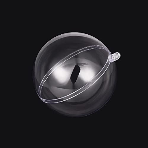 Uxcell 2 34 Inch Clear Plastic Ornaments Ball