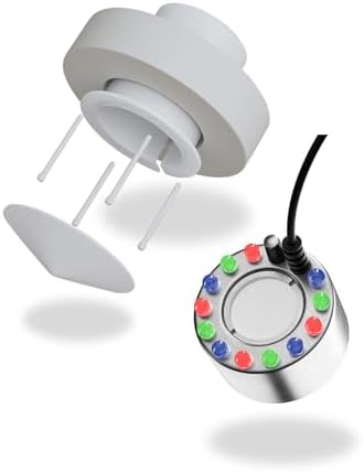 Alizzy 12 LED Ultrasonic Mist Maker with Splash Guard
