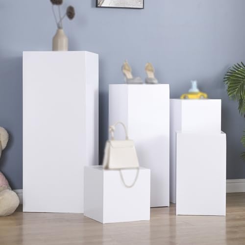 Modern Square Display Pedestal Stand for Events and Stores