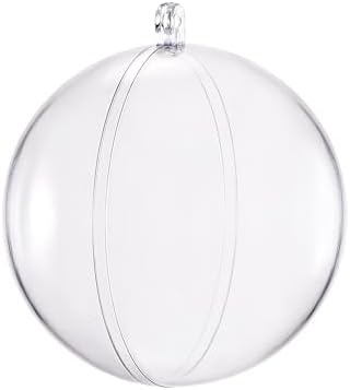 UXCELL 10PCS 2 38 Inch Clear Plastic Ornaments Ball