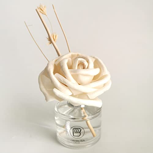 2 French Rose Sola Flower Cotton Wick Diffuser for Home Fragrance