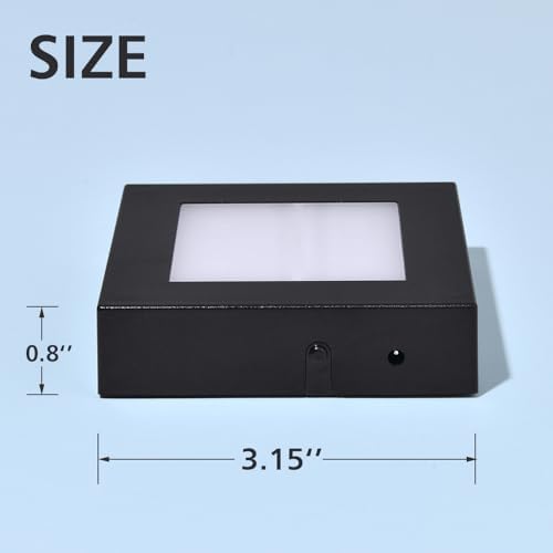 LED Lighted Square Display Stand for Decor and Crystals