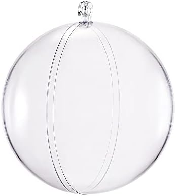uxcell 4pcs 5 12 Inch Clear Plastic Ornaments Ball