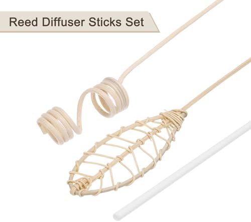 Uxcell 43Pcs Reed Diffuser Sticks Set - White