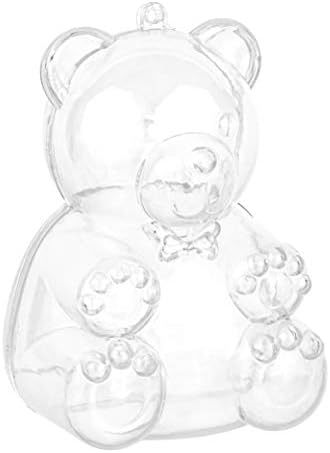 Hammont Tree Ornaments - 9 Pack Acrylic Bear Shaped Christmas Decor