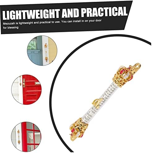 Metal Mezuzah Door Crown for Home Blessing Memorial