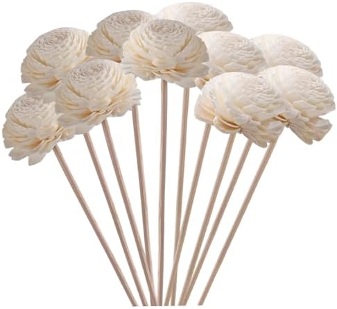 10PCS Chrysanthemum Diffuser Sticks for Home Office and Bathroom