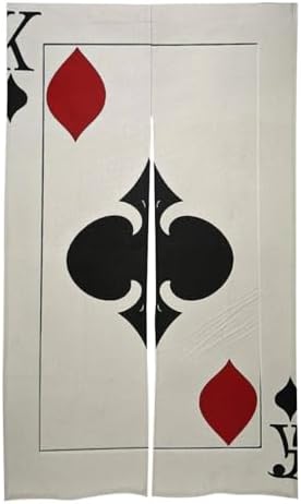 Spades K Poker Door Curtain 57 X 17 Inches
