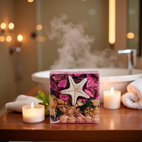 Pretysnow Rose Scented Potpourri - 49oz Long-Lasting Fragrance