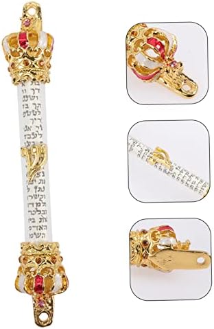 Luxshiny Mezuzah Door Ornament Artistic Metal Design for Home