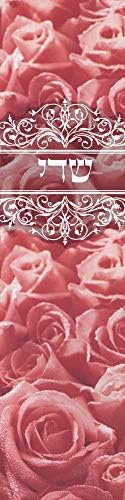 Roses Mezuzah Case by Caspi Cards Art