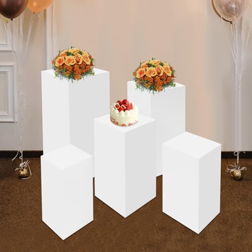 5pcs Metal Display Pedestal Stand for Party Wedding Dessert Tables