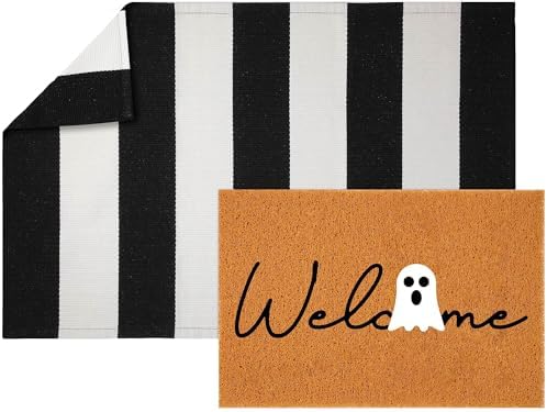 Maasechs Halloween Door Mat Set 2 Pcs