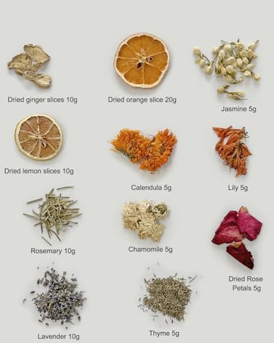 Fall Simmer Pot with Rose Lavender Dried Orange