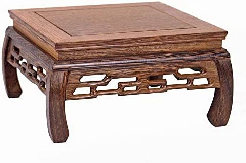 Oriental Furniture Rosewood Solid Wood Pedestal Display Stand