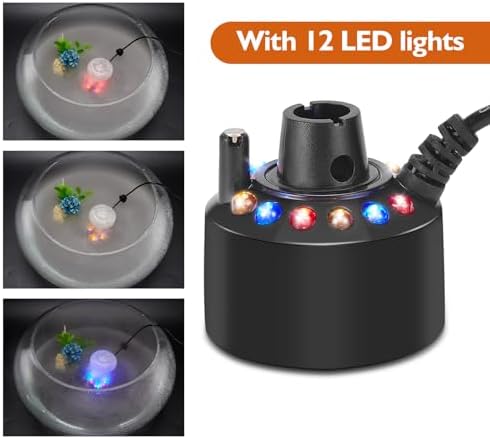 FITNATE Mist Maker with 12 LED Lights