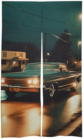Running Car Door Curtain Split Panel Divider