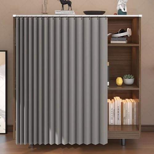 Pleated Folding Door Curtain for Bedrooms and Living Rooms