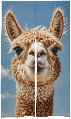 Alpaca Llama Door Cover Curtain 57x17 Inches