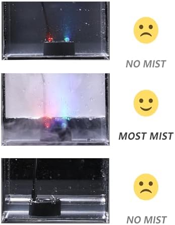 Alizzy USB Plug 4 LED Mist Maker with Splash Guard