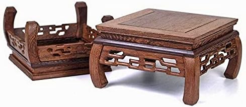 Oriental Furniture Rosewood Solid Wood Pedestal Display Stand