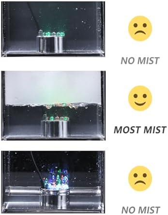 Alizzy 12 LED Ultrasonic Mist Maker with Splash Guard