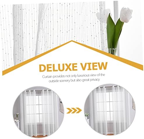 Ciieeo Semi Blackout Curtains for Bedroom and Privacy