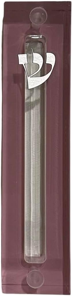 Ready Covers Lucite Mezuzah Case Clear Modern Gift