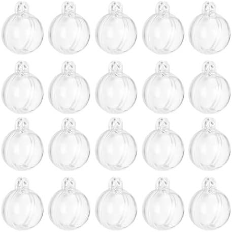 Uxcell 20 Pcs Clear Fillable Decorative Balls for Hanging