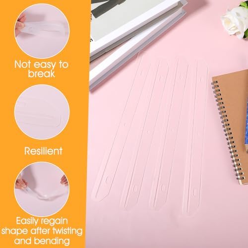 40 Pcs 3 Hole Magazine Holders for Storage and Organization