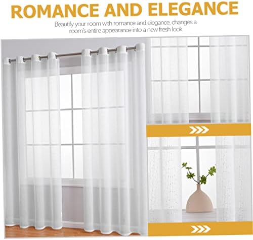 Ciieeo Semi Blackout Curtains for Bedroom and Privacy