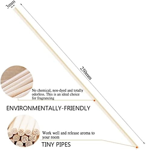 100 Pack Reed Diffuser Sticks 7 Inch Natural Rattan