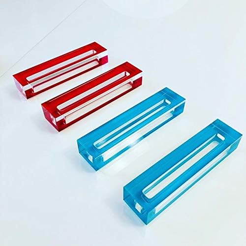 Lavish Lucites Lucite Mezuzah Case Red 12cm Scrolls